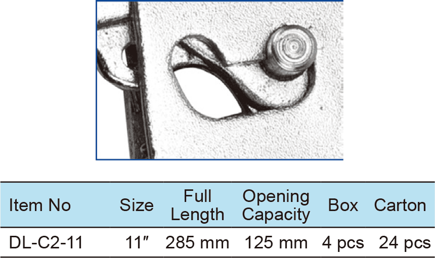 Wide Opening Locking C-Clamp With Swivel Pads(图1)