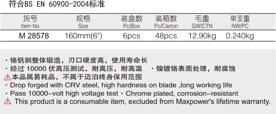 VDE绝缘剥线钳(图1)